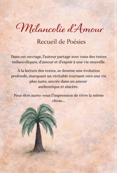 Mélancolie d'Amour 
